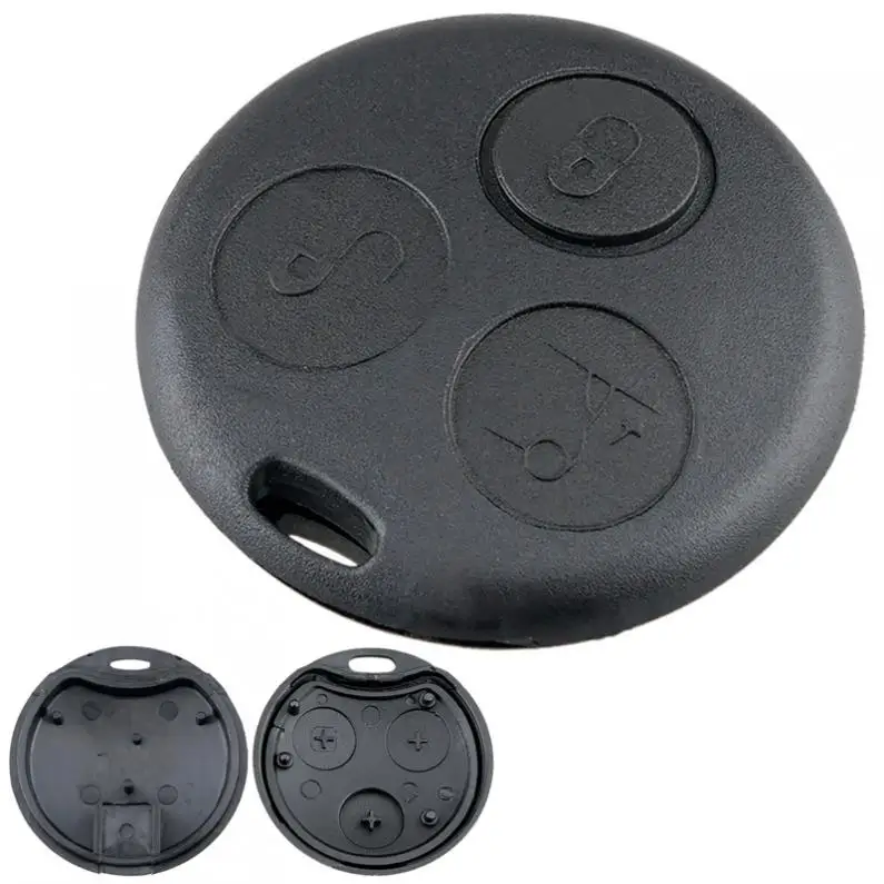 3 Buttons Remote Car Key Shell Case No Balde Fit for Mercedes Benz SMART Fortwo 450