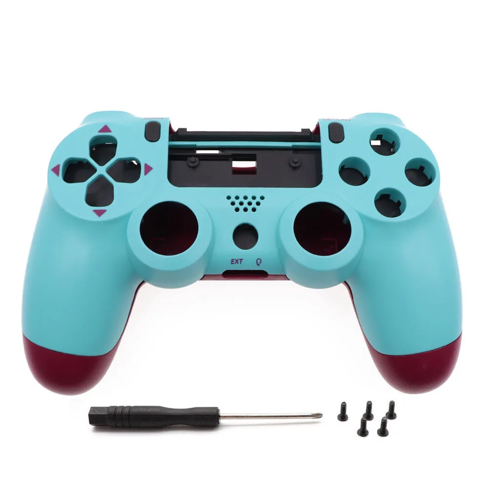 Vorne Hinten Gehäuse Shell Fall Für PS4 JDM-050 JDM-055 JDS 055 JDS 050 Controller Mit R1 L1 Schlüssel Halter Unterstützung innere Rahmen