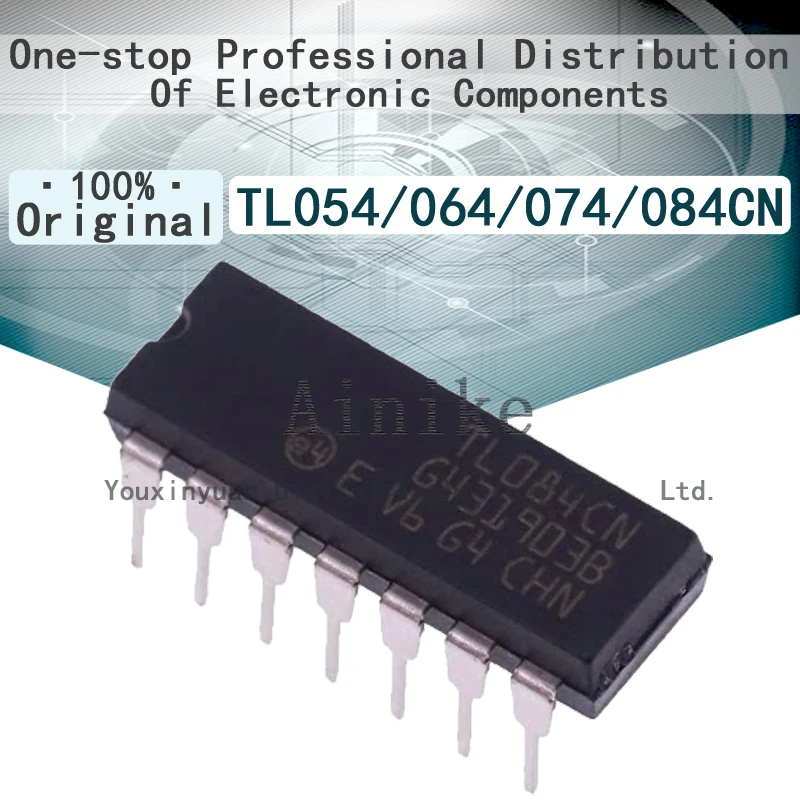 10/Pcs New Original TL054CN TL064CN TL074CN TL084CN DIP-14 Four channel operational amplifier IC