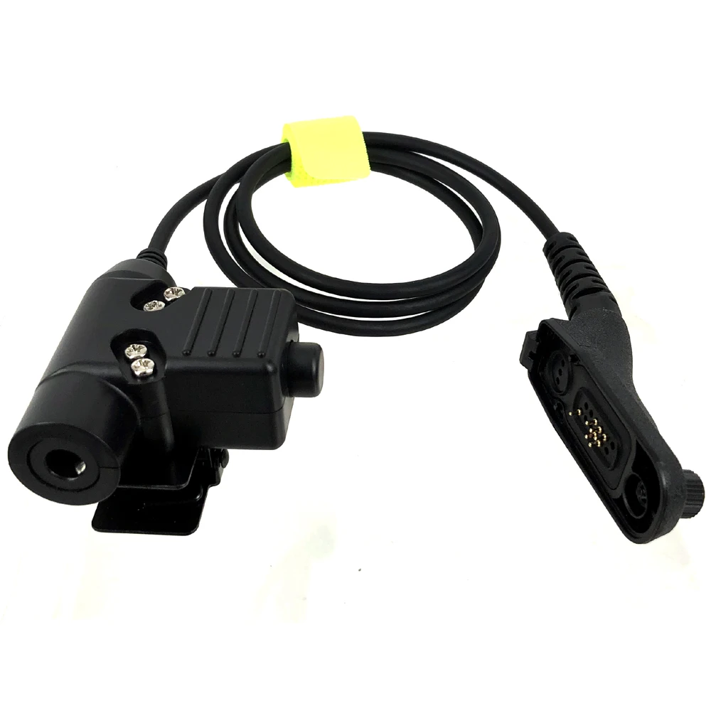 Tactische Heavy Duty Headset Hals Keel Mic U94 Ptt Voor Motorola Mtp 850S Xir P8268 P8200 Apx4000 Apx2000 Dp4800 Walkie Talkie