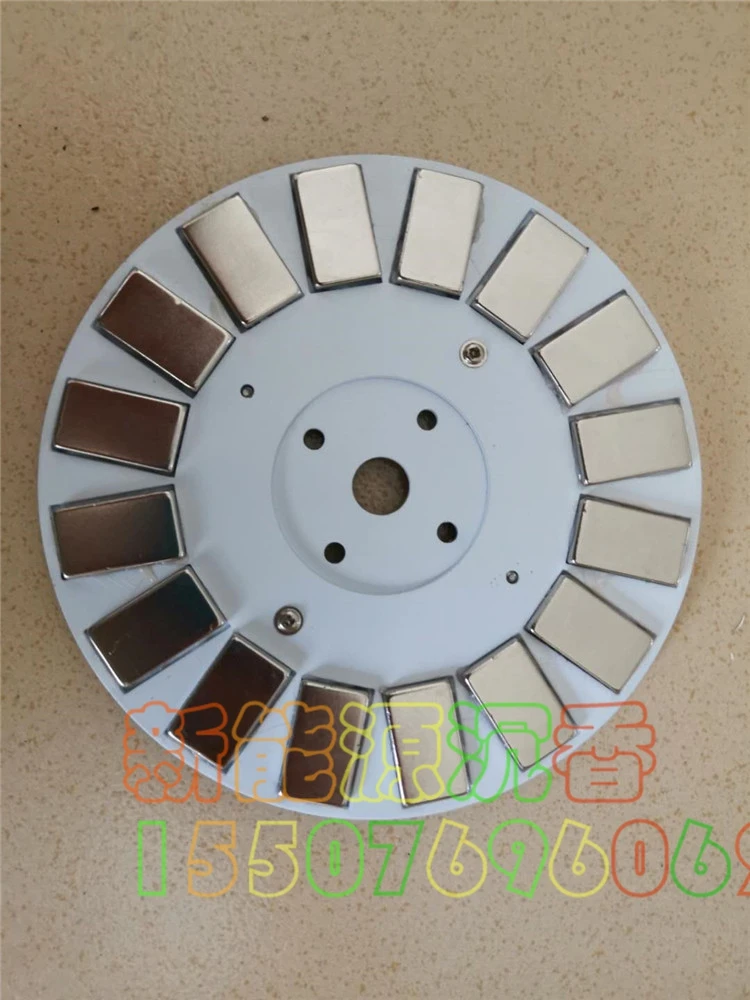 Imagem -02 - Gerador de Ímã Permanente Não Central Energia Eólica Baixa Velocidade Baixa Resistência tipo de Disco Alta Eficiência 100w