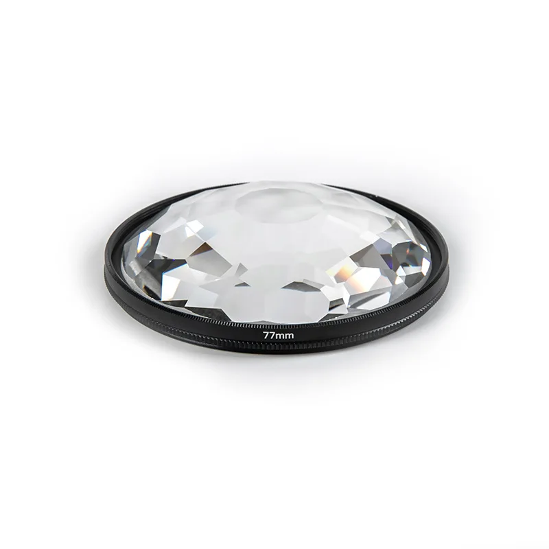 Caleidoscópio para lente da câmera, acessórios para fotografia, prisma, nd, uv, filtro de objeto variável, 52, 55, 58, 62, 67, 72, 77, 82mm