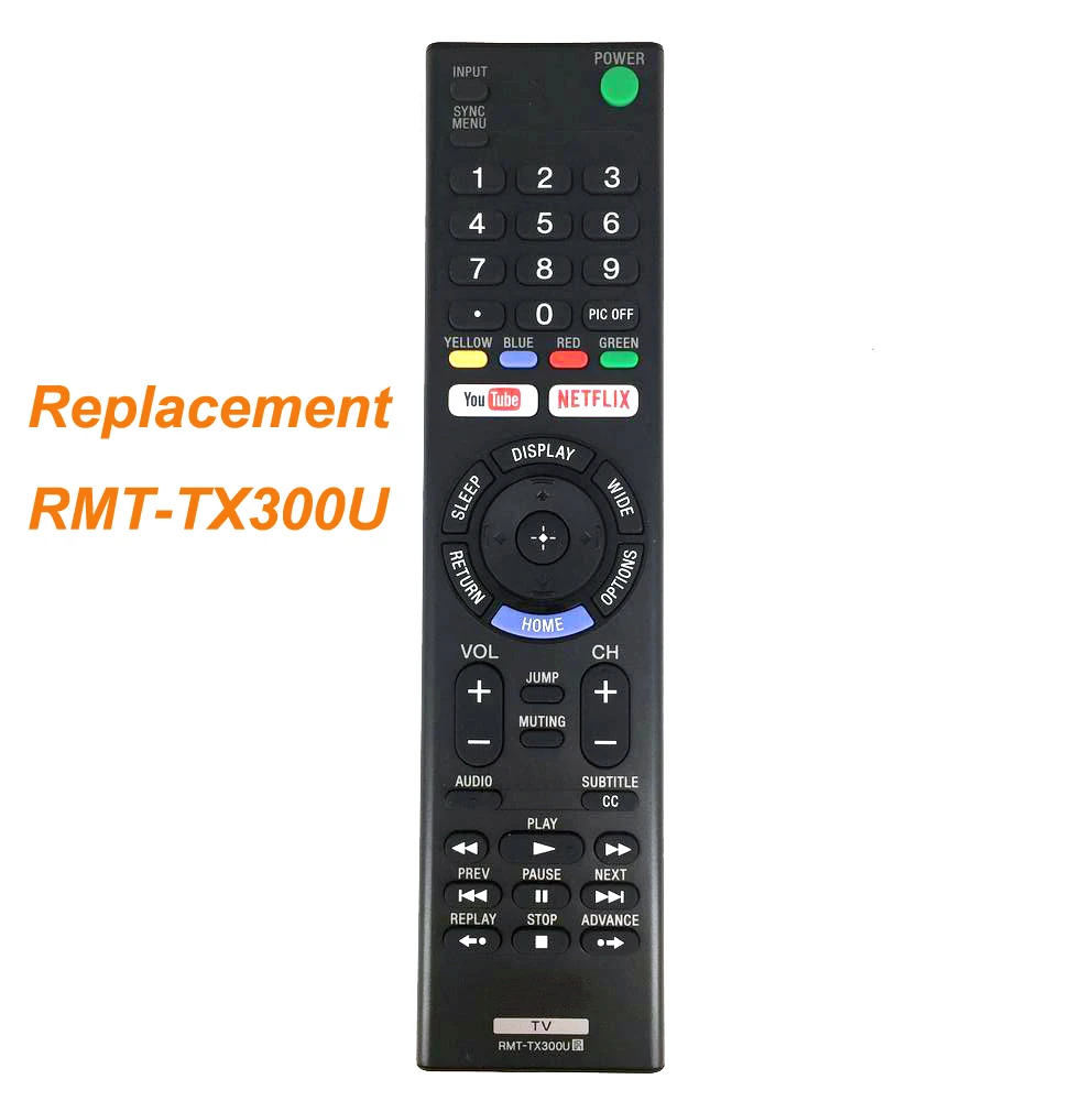 New Replacement RMT-TX300U For SONY TV Remote Control KD55X720E KD60X690E KD70X690E