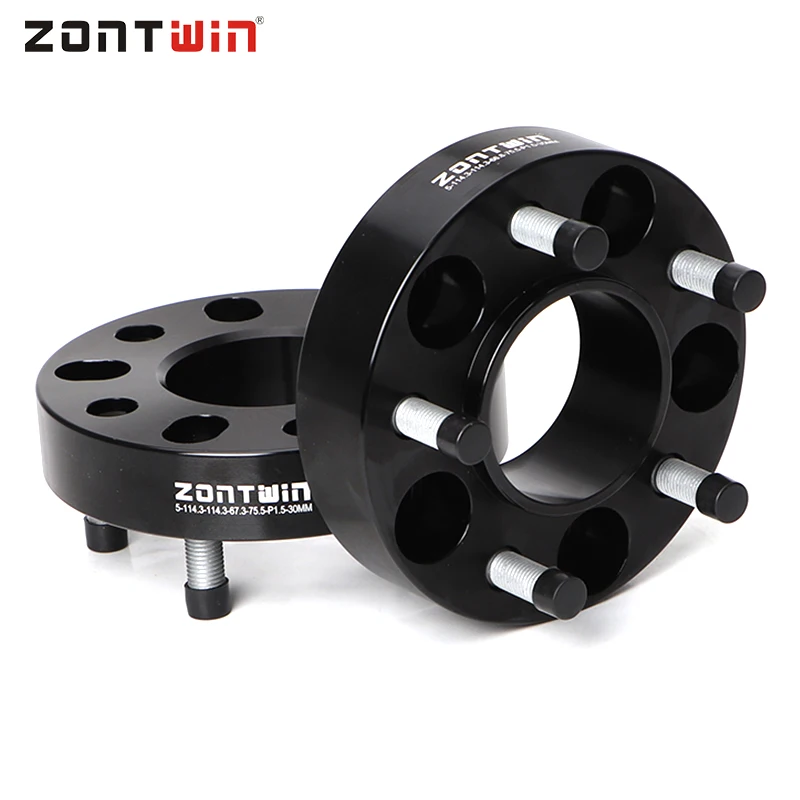 2Pieces PCD 5x114.3 CB 67.1mm 20/25/30/35/40mm Aluminum Wheel Spacer Adapter 5 Lug SUIT FOR DODGE Mazda Hyundai Universal Car