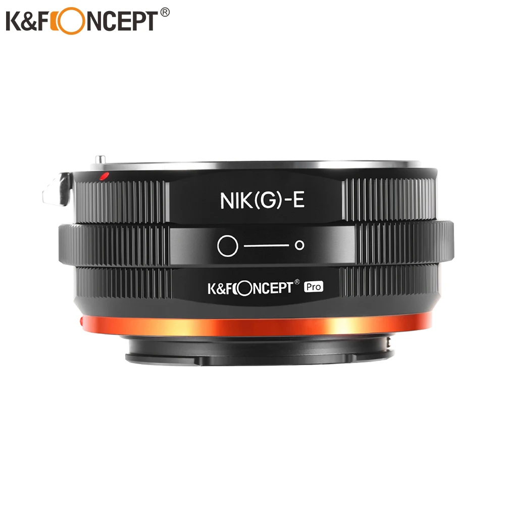 K&F Concept NIK(G) Lens to NEX PRO E Mount Adapter for Nikon-G AF-S F AIS AI Lens to for Sony Nex E Mount Lens Adapter