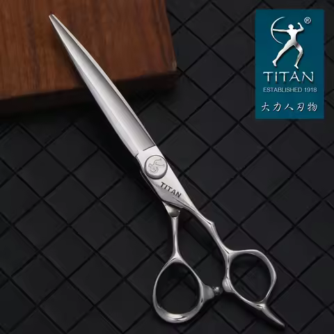 타이탄 7.0인치 미용사의 머리 자르기용 가위 전문 미용 가위 이발사 도구