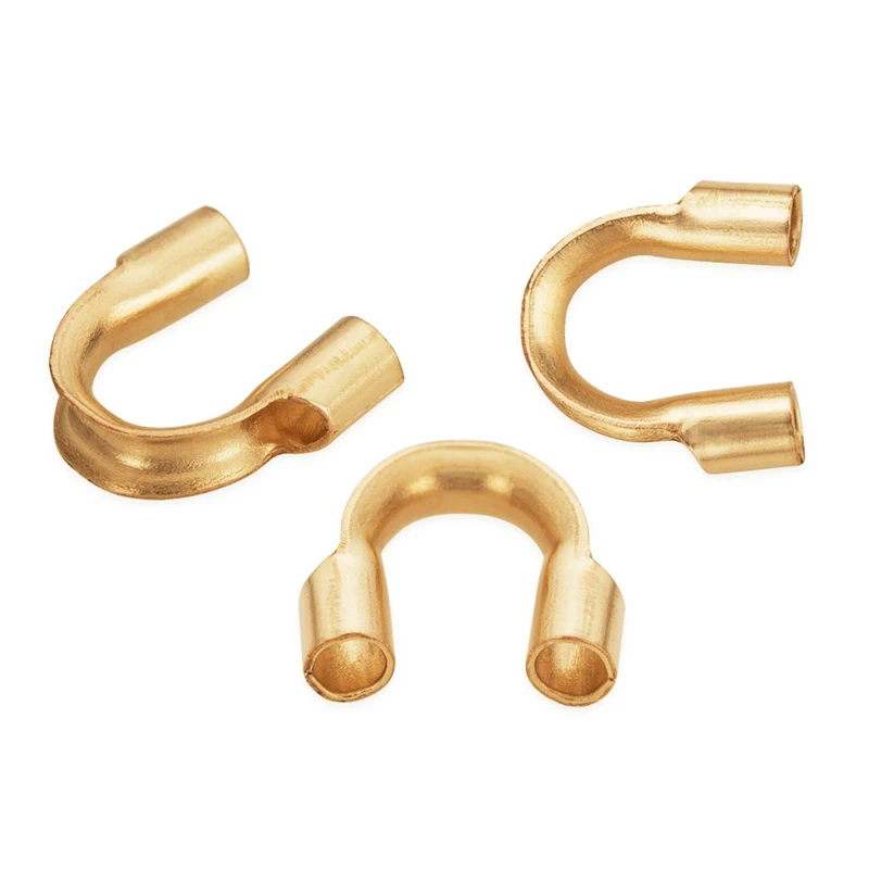 14K Gold Filled Kabel-Drahtschützer für Schmuckherstellung, handgemachtes DIY-Zubehör, Goldschmuckkomponenten – Detail 23