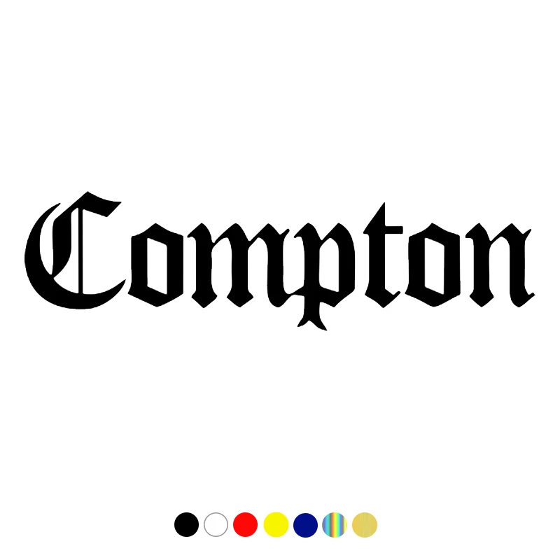 

CS-10774# Vinyl Decal Compton Car Sticker Waterproof Auto Decors on Truck Bumper Rear Window