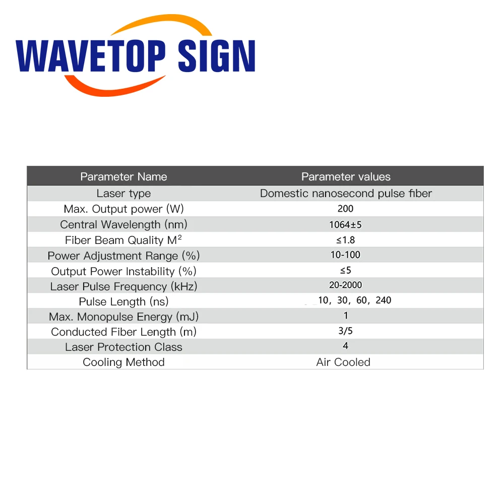 Máquina de descalcificação a laser com sistema de limpeza a laser WaveTopSign 200w 1064nm