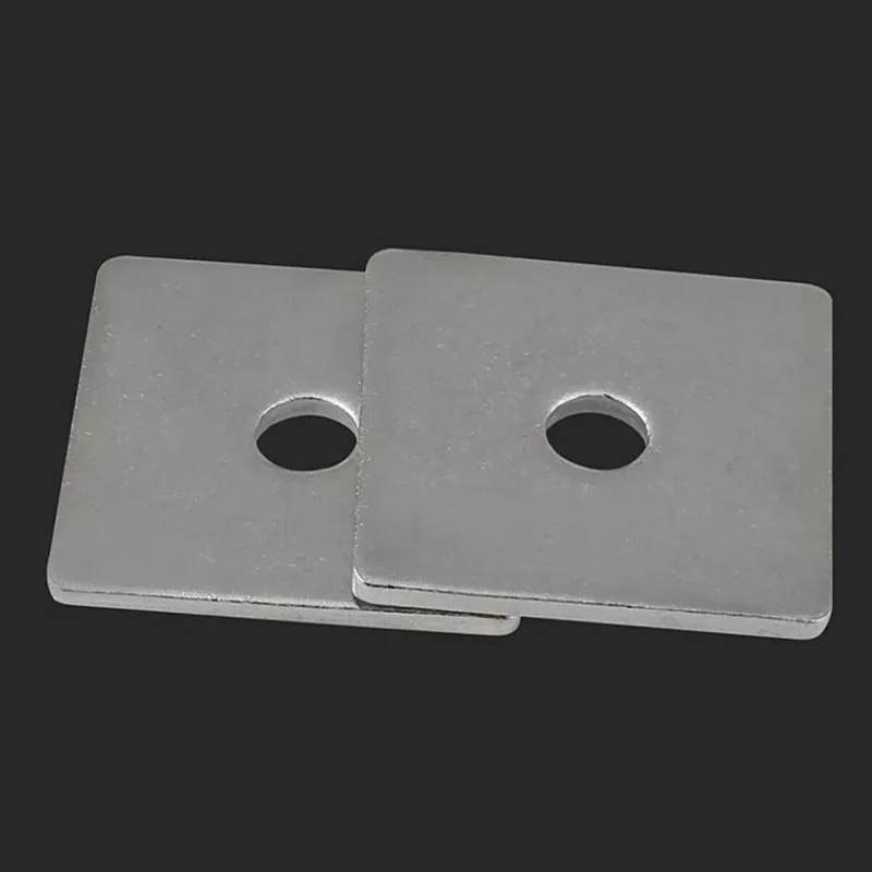 304 A2 Stainless Steel Square Flat Washers Flat Pad Spacer Gasket M3 M4 M5 M6 M8 M10 M12 M14 M16