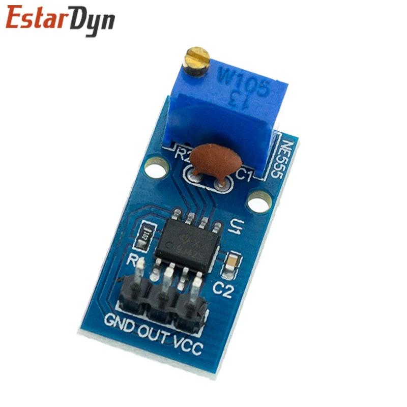 NE555 Pulse Frequency Duty Cycle Verstelbare Module 10Khz-200Khz Blokgolf Signaal Generator Voor Arduino Diy Kit
