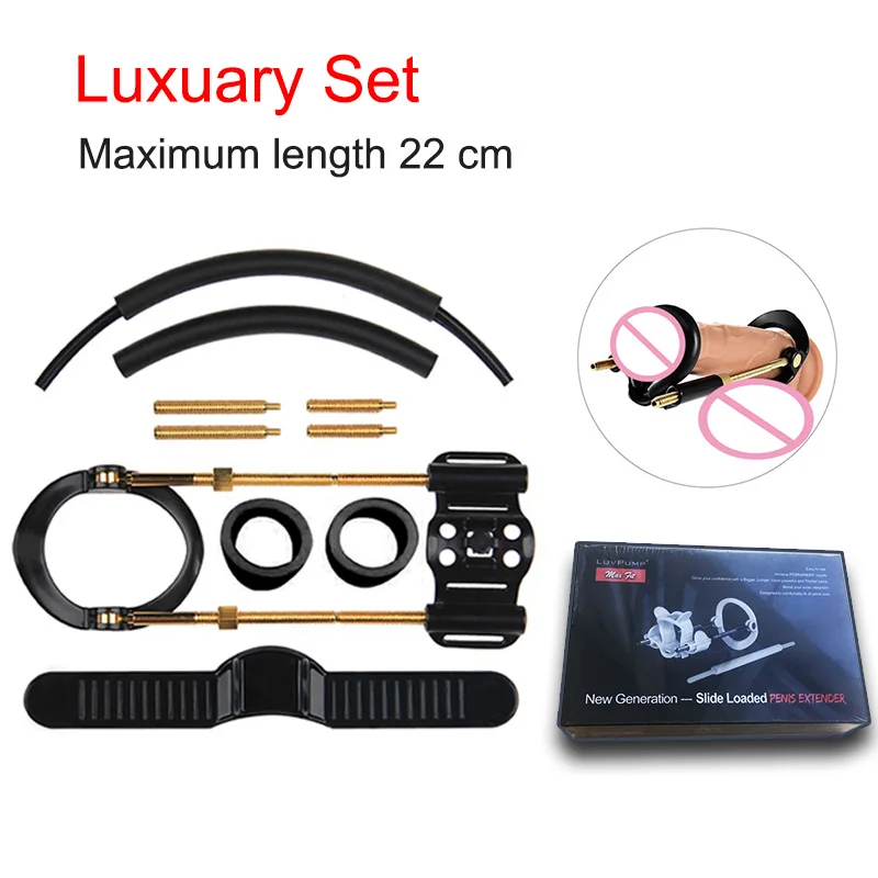 

Enlargement Penis Extender Medical Penis pump Enlarger Stretcher Enhancement Kit Tension Sex Toy Penis Posture Corrector