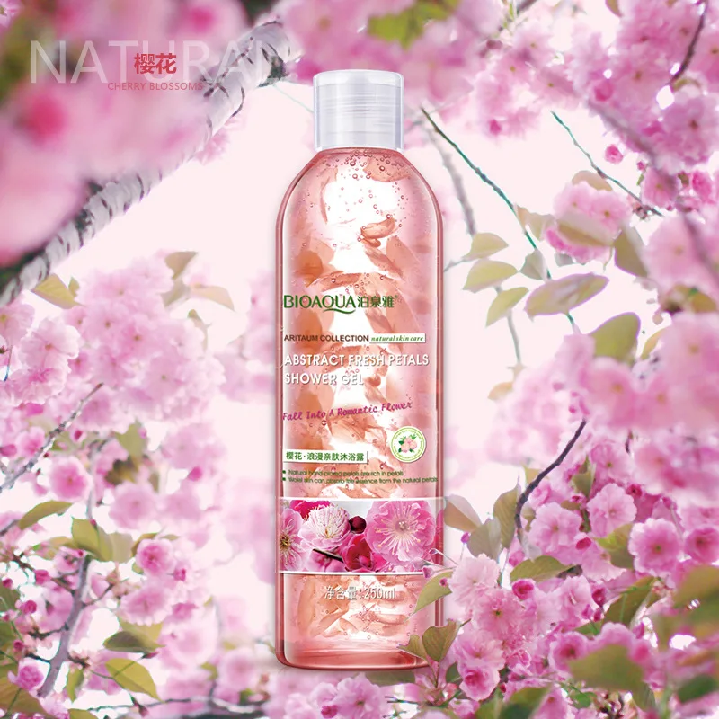 250ml Osmanthus Jasmine Romantic Petal Shower Gel Body Lotion Moisturizing Lasting Fragrance  Skin Bath