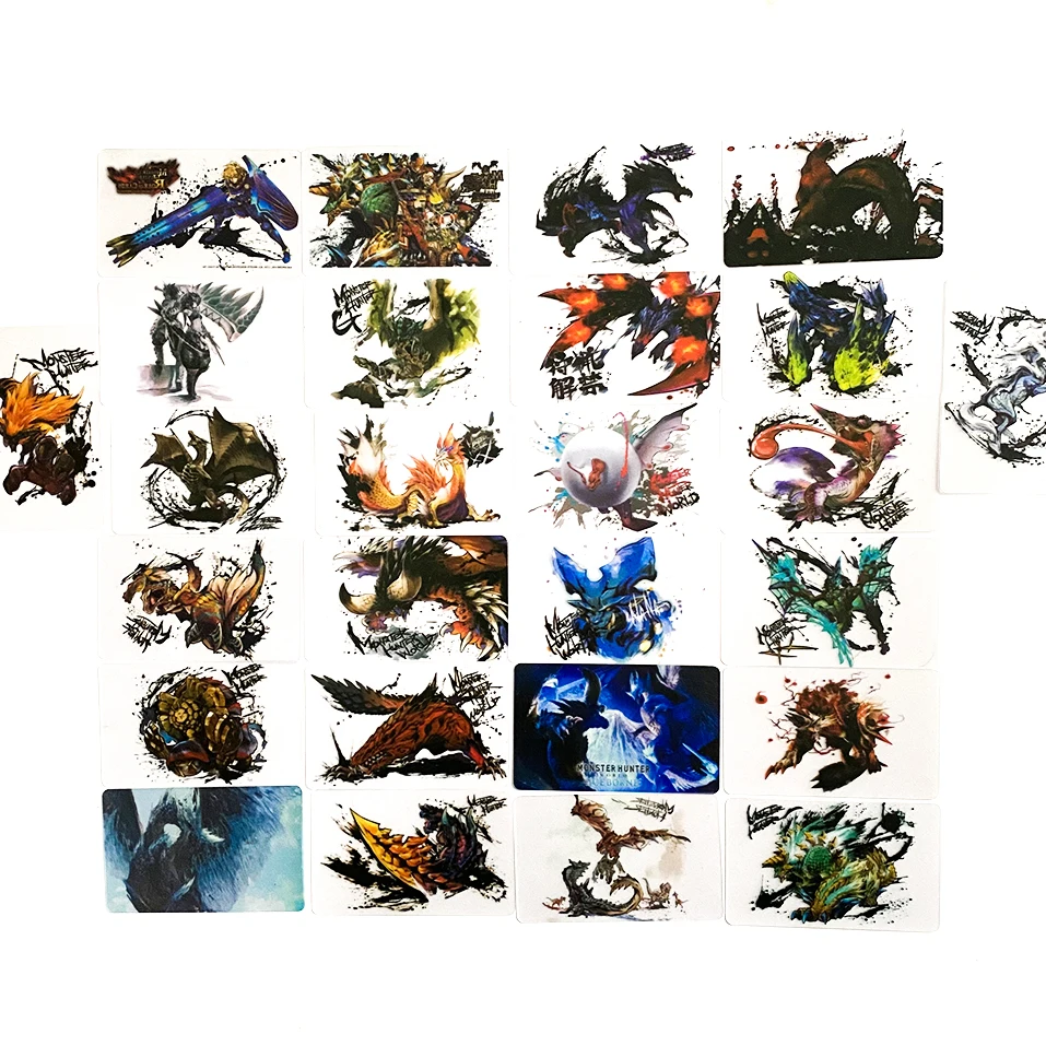 Монстр Охотник на мир льда проклятие Дракон мужской Огненный Дракон коллекция карт не наклейка, а как Закладка