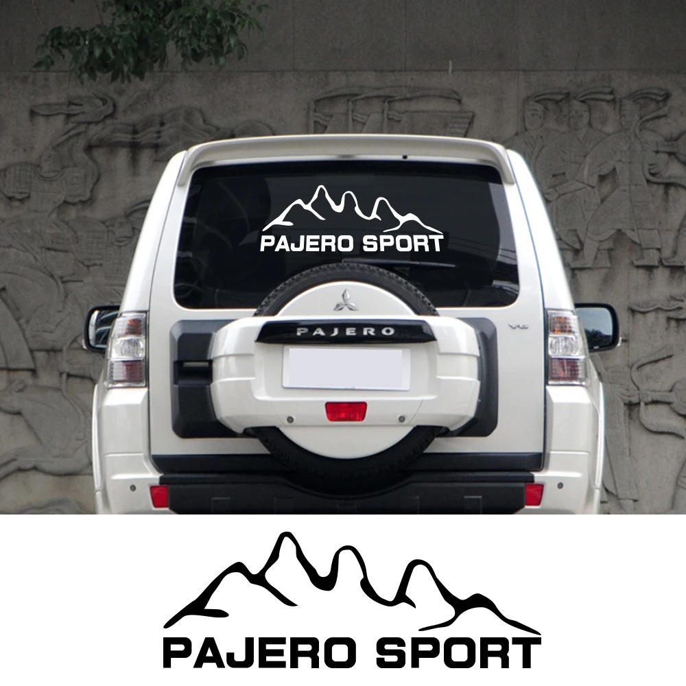 

Car Stickers For Mitsubishi Pajero Sport Styling Vinyl Film Auto Window DIY Decals Automobile Decoration Car Tuning Accessories