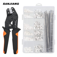 SN-01BM Micro Connector Ratchet Crimping Tool Kit Jst PH2.0/XH2.54 Terminals Wire Crimper Plier Set Mini Clamp Tool