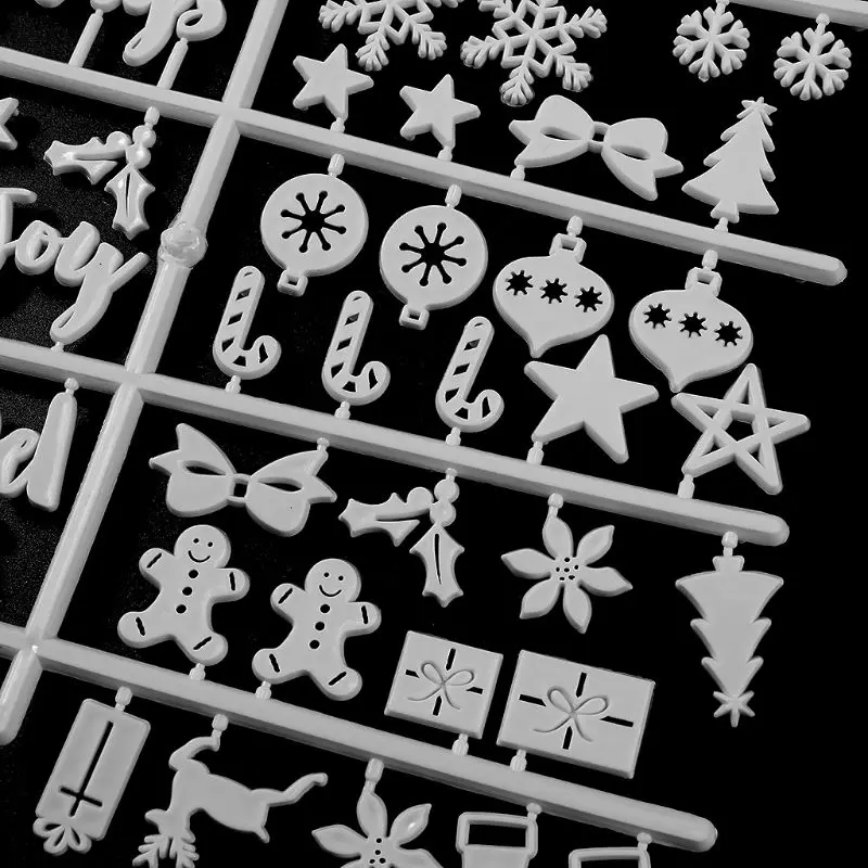 Lettere di plastica del tabellone del feltro di natale per il bordo delle lettere del feltro per il tabellone