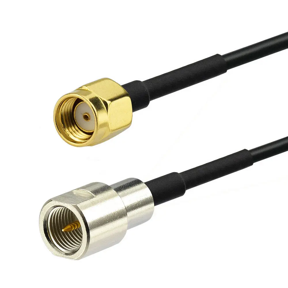 

FME Male to RP-SMA Male RPSMA Plug RG174 Coaxial Pigtail Cable jumper