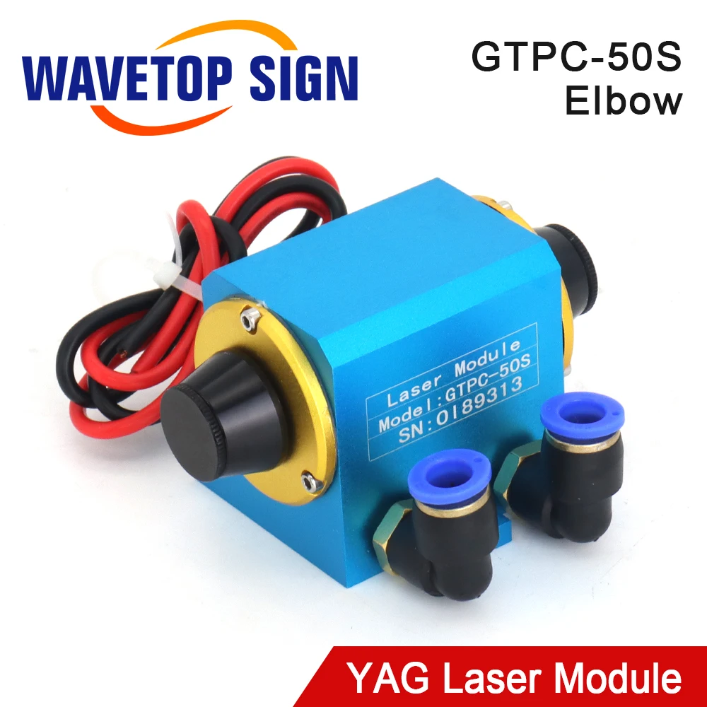 WaveTopSign JiTai GTPC 50S 50W Elbow YAG Laser Module GTPC-50S 90Degrees Laser Diode Pump use for YAG Laser Machine