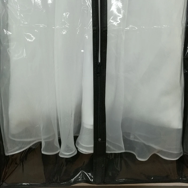 Garment Bags For Storage with Front Transparent PVC and 12