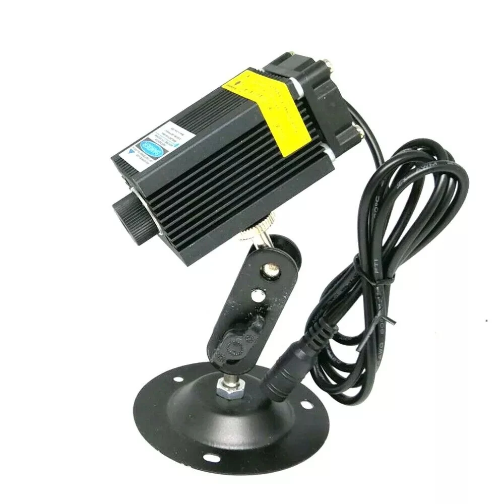 450nm 1000mW Focusable  Laser Blue Dot Diodes Module   w/12V Power Adapter &Locator Holder