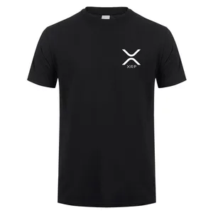 暗号通貨リップルXRP Tシャツメンカジュアルティーコットン半袖クールトップTシャツOZ-423 6ベストセールスXRPリップル-5