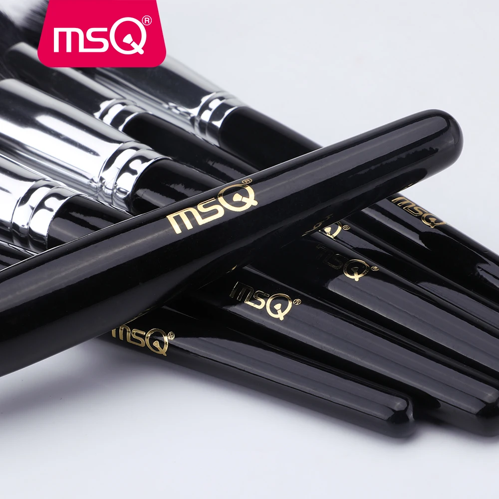 MSQ 29pcs Professional Makeup Brushes Set Foundation Powder Eyeshadow Contour Blending Make Up Artist Brush PU Leather Pocket