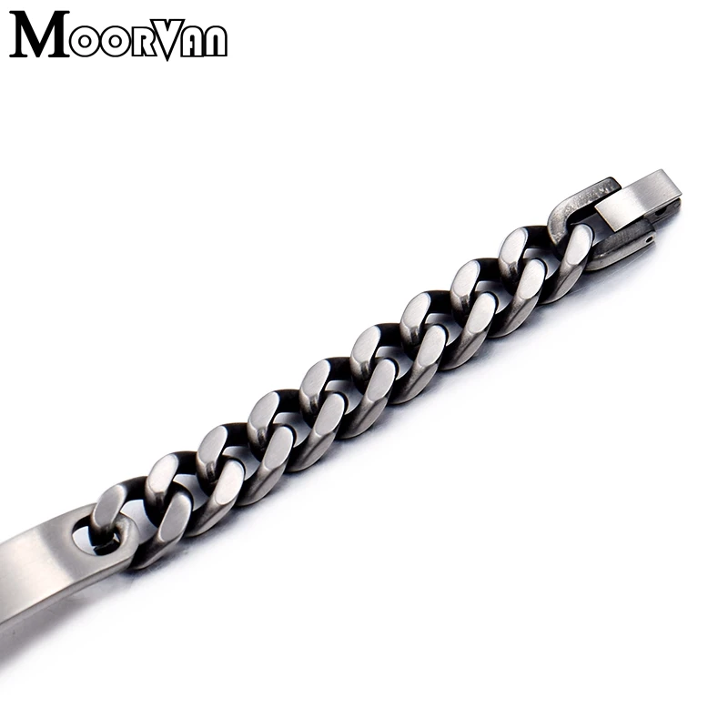 Present  Jewelry Promotion Neo-Gothic Bracelet Punk Vintage Jewellery Retro,Custom ID,Stainless Steel Men Women Bracelet B411