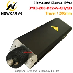 Corsa 200 mm/ min del sollevatore del Plasma 1250mm della fiamma di JYKB-200-DC24V GH/GD per il sollevatore di THC con il morsetto Standard NEWCARVE