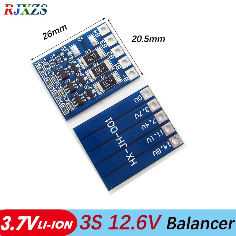 3S 4.2v  Li-ion Lipo Balancer Board  Full Charge Lithium Ion Battery  Panel