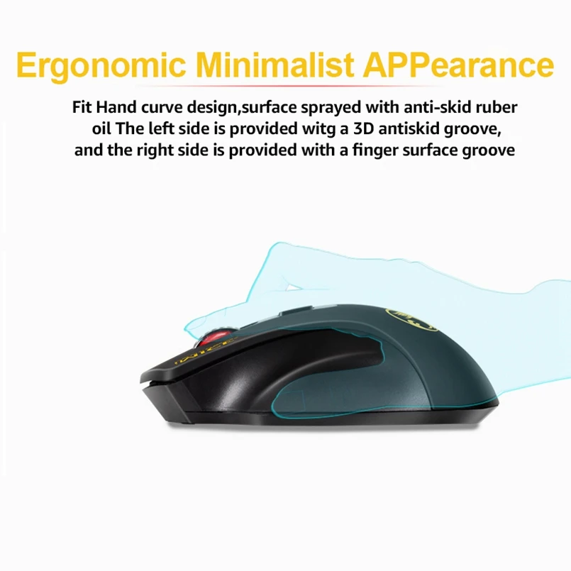 Imice Wireless Mouse Computer Mause Ergonomic 2.4G USB Mouse Silent Optical 2000DPI Wireless Mouse For Computer Laptop Pc Mice