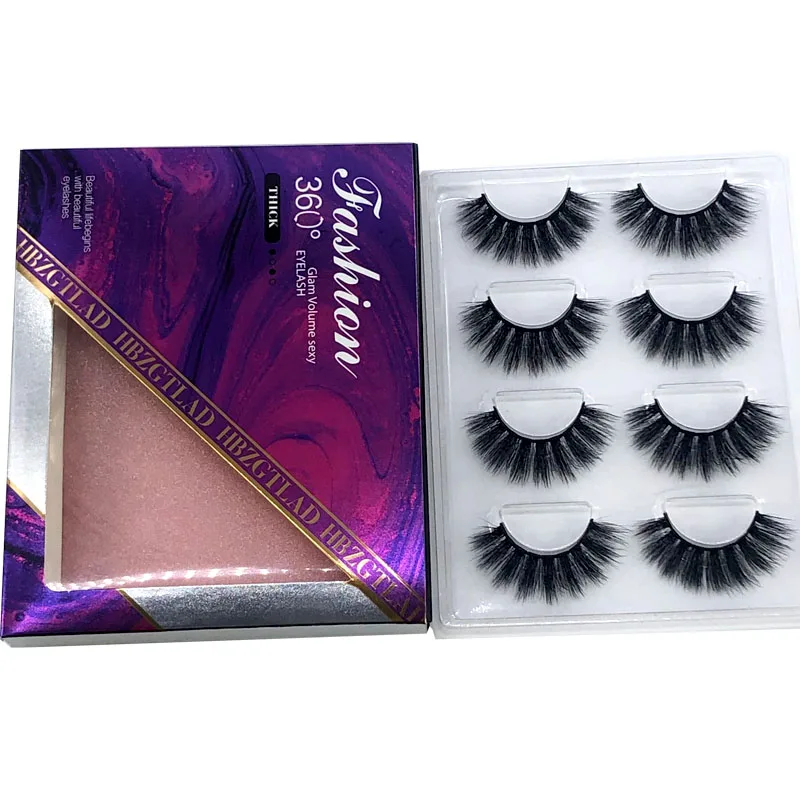 Neue 6 Paar 10–25 mm künstliche Wimpern, 100 % Nerzwimpern, Nerzwimpern, natürliche dramatische Volumenwimpernverlängerung, falsche Wimpern – Detail 10