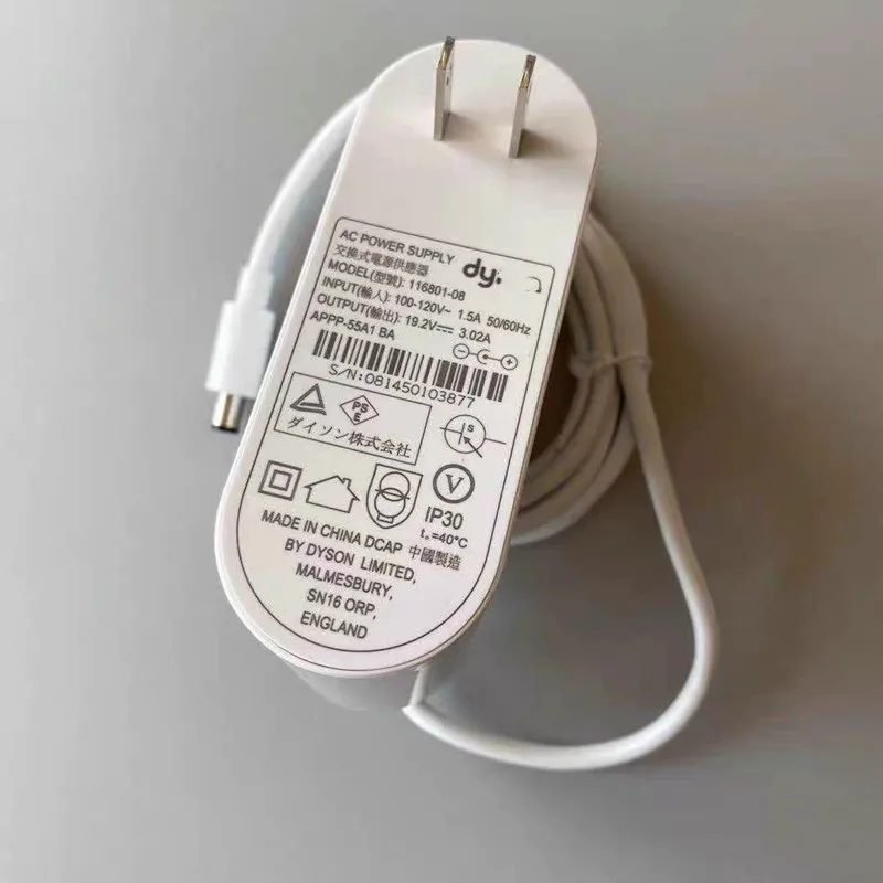 Oryginalny 19.2v 3.02a zasilacz do nawilżacza Dyson AM10 116801-08 odkurzacz nawilżacz wymiana uniwersalna ładowarka
