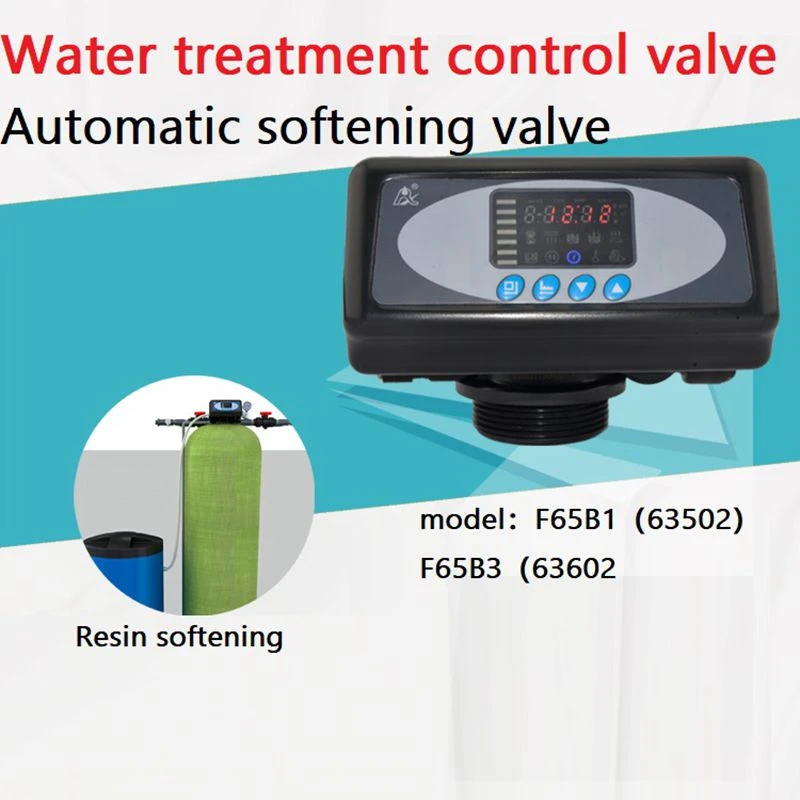 

DC12V 50-60HZ Softening control valve Fully automatic softening valve Multi-way valve 2 tons F65B1 63502 LED color display