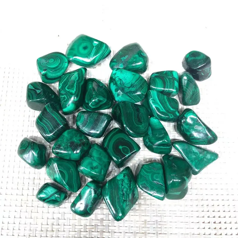 

Malachite Tumbled Stone Natural Quartz Crystal Healing Gemstones Home Decorations