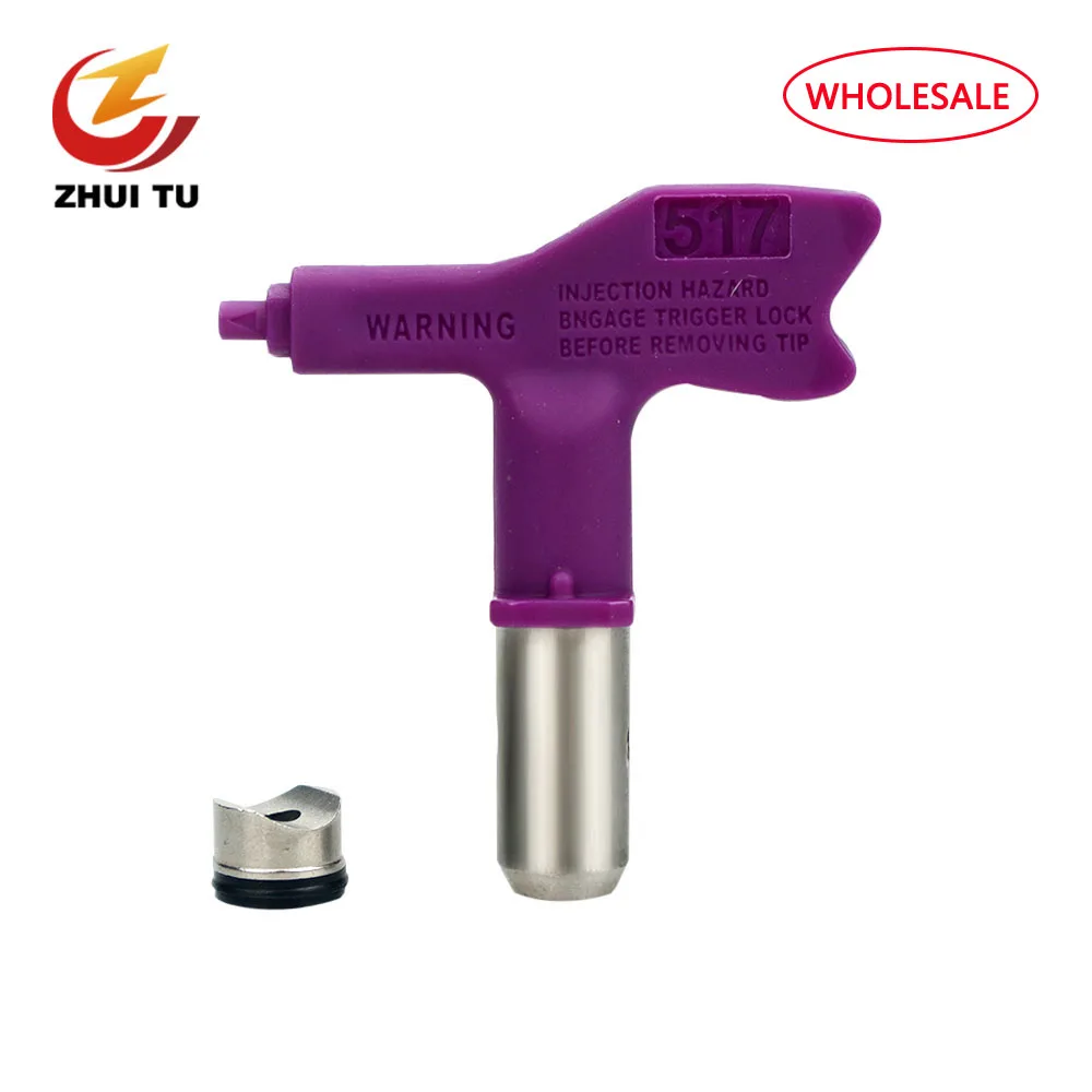 

ZHUI TU 513/517 Nozzle High Pressure Airless Sprayer Nozzle Paint Spraying Tool Resistance To High Pressure High Quality