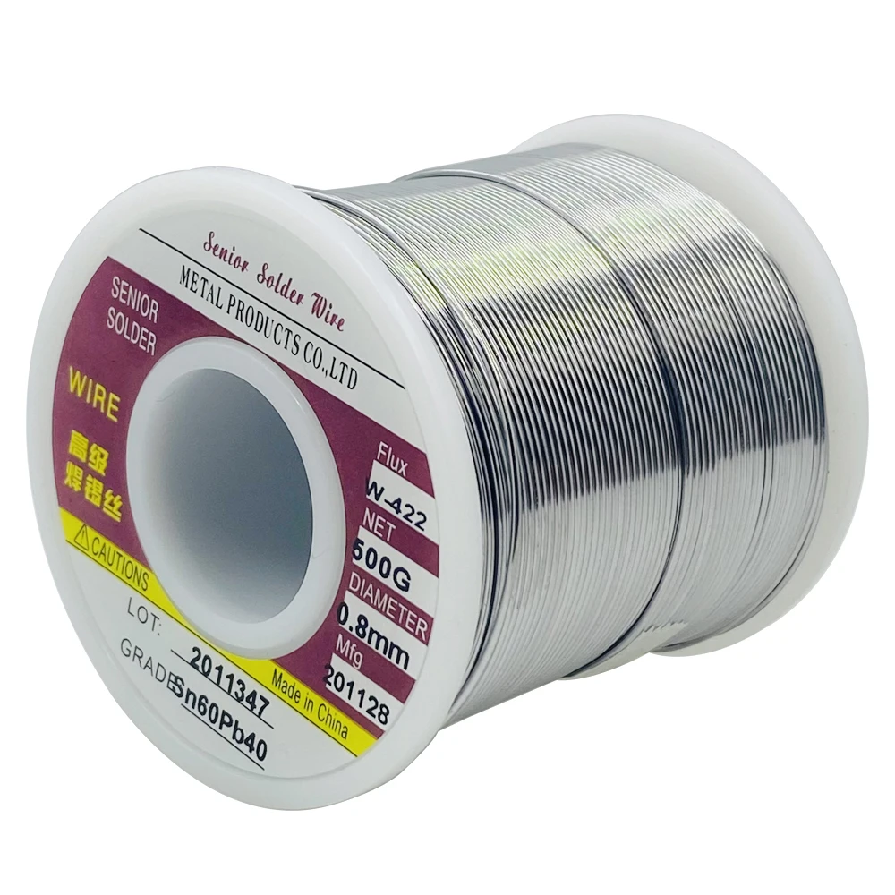 500g Tin Wire Melt Rosin Core Solder Soldering Wire Roll No-clean high quality for Electrical repair,IC repair