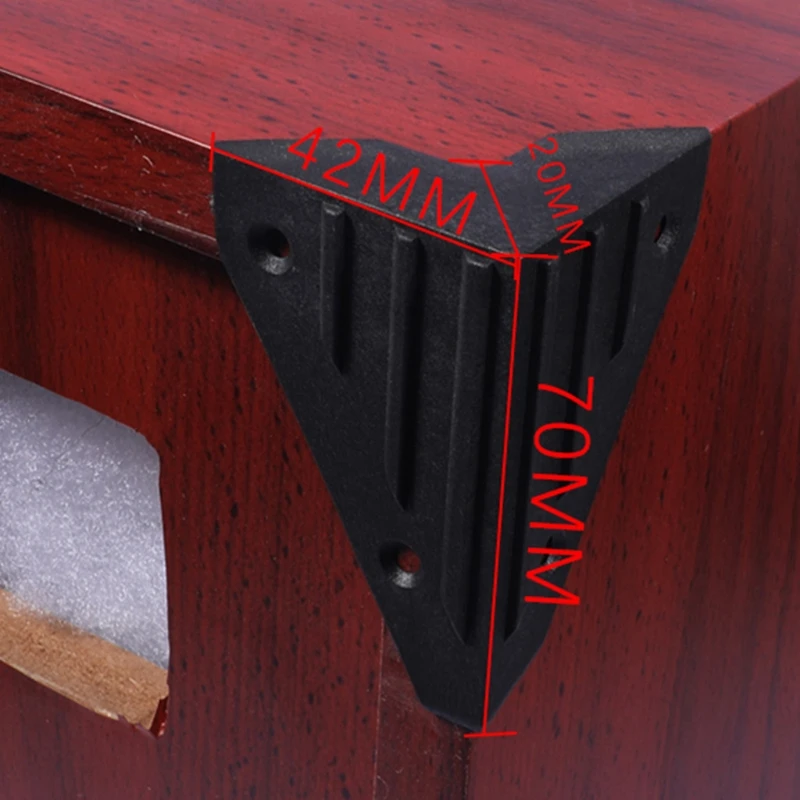 K1kf 8 pçs alto-falante stands pés almofadas fortes absorventes de choque piso pé isolamento esteira proteção canto reduzir ressonância