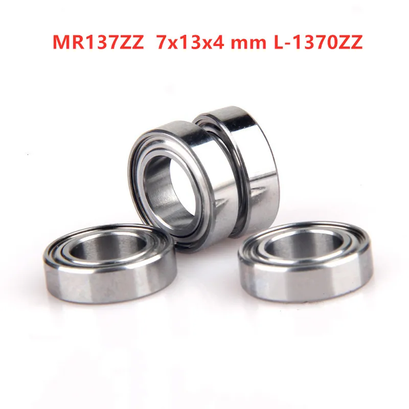 50pcs-500pcs Miniature bearing MR137ZZ L-1370ZZ 7*13*4 mm deep groove ball bearings 7mmx13mmx4mm