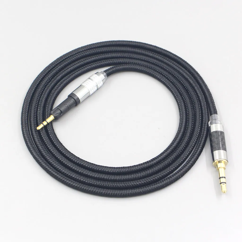 6.5mm XLR 4.4mm Super Soft Headphone Nylon OFC Cable For Audio Technica ATH-M50x ATH-M40x ATH-M70x ATH-M60x Earphone LN007530