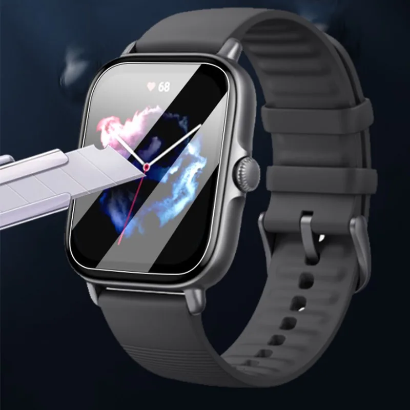 Behua Beschermende Film Guard Voor Huami Gts 3 Smartwatch Volledige Edge Clear Screen Protector Cover Hd Films Accessoires Niet Gehard