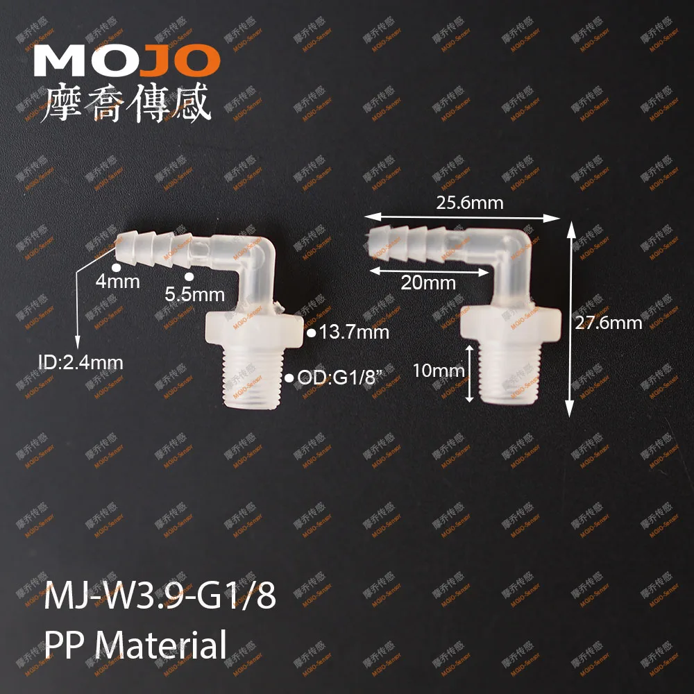 

2020 Free shipping!! MJ-W3.9-G1/8 Elbow male thread to nipple water connector fitting (100pcs/lots)