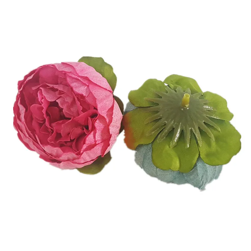 13Colors 5.5CM Lovely Little Rose Peony Artificial Flower For DIY Bridal Bouquet Wedding Decoration Home Decor Supplies Props