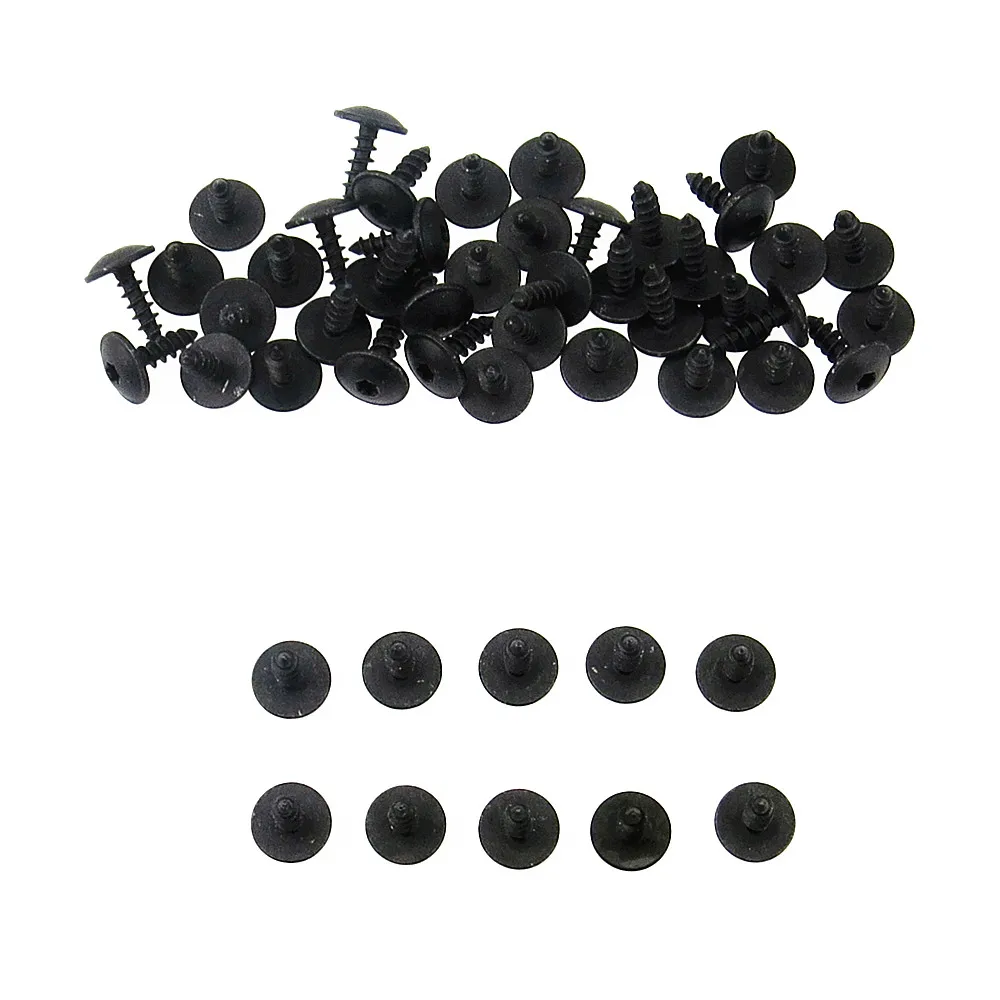 SCJYRXS 50Pcs Cover Undertray Splashguard Wheel Arch Grille Bumper Skirt Torx Screw Fastener Clips For VW Golf Audi A1 N90974701