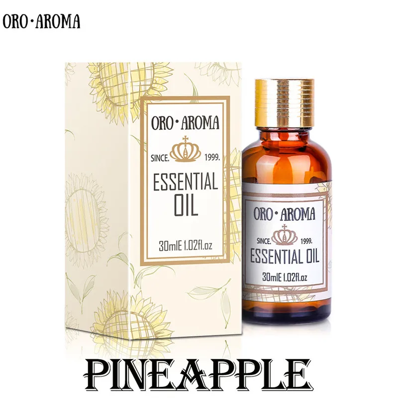 Oroaroma olio di ananas corpo viso cura della pelle messaggio spa fragranza lampada aromaterapia olio essenziale di ananas