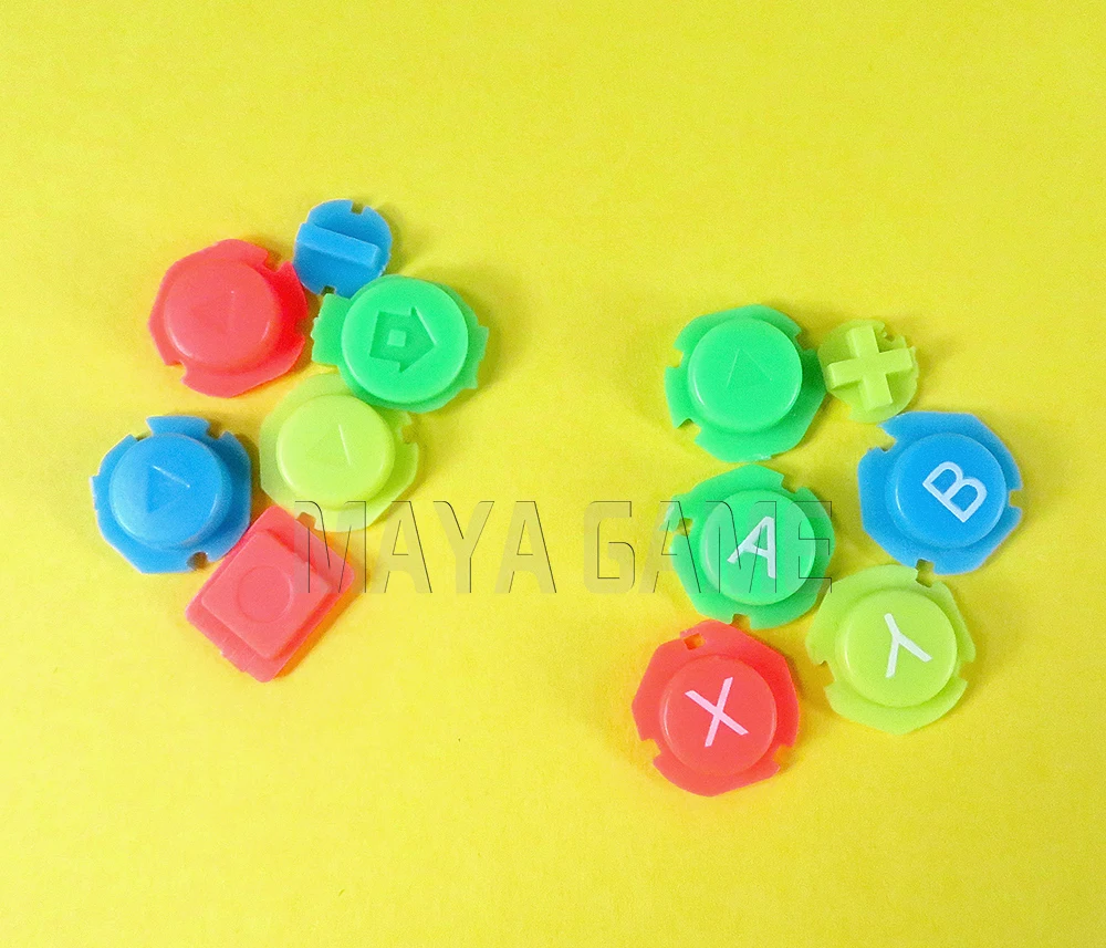 1set Für Schalter NS NX Controller für Joy-con Links Rechts Bunte ABXY Richtung Schlüssel Kunststoff Tasten Joystick