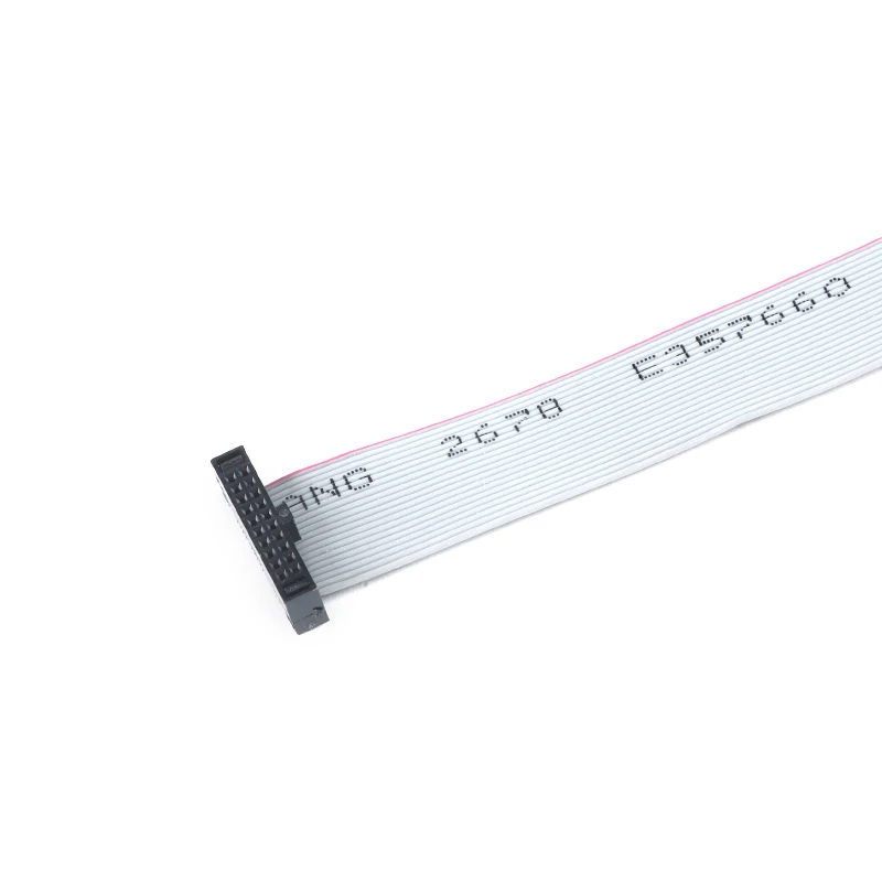 Passo 2.0mm FC-6/8/10/14/16/20/40/50 pino 30cm jtag isp cabo de dados fita plana cinza para o cabeçalho da caixa dc3 idc
