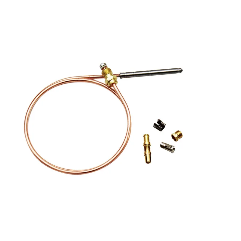 Gas Water Heater Fitting Universal Thermocouple 600 mm Tail Thread 11 / 32-32UNS Gas Replacement