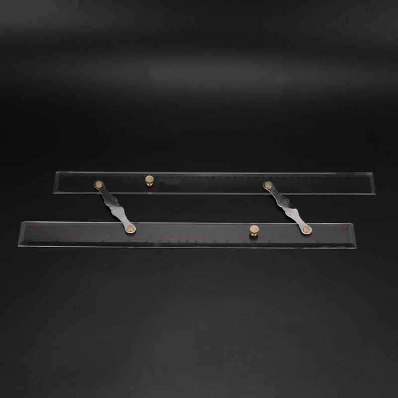 Marine Lineal Parallel Herrscher Seekarten Parallel Herrscher Mapping Punkte zu Ziehen Parallel Lineal 450MM