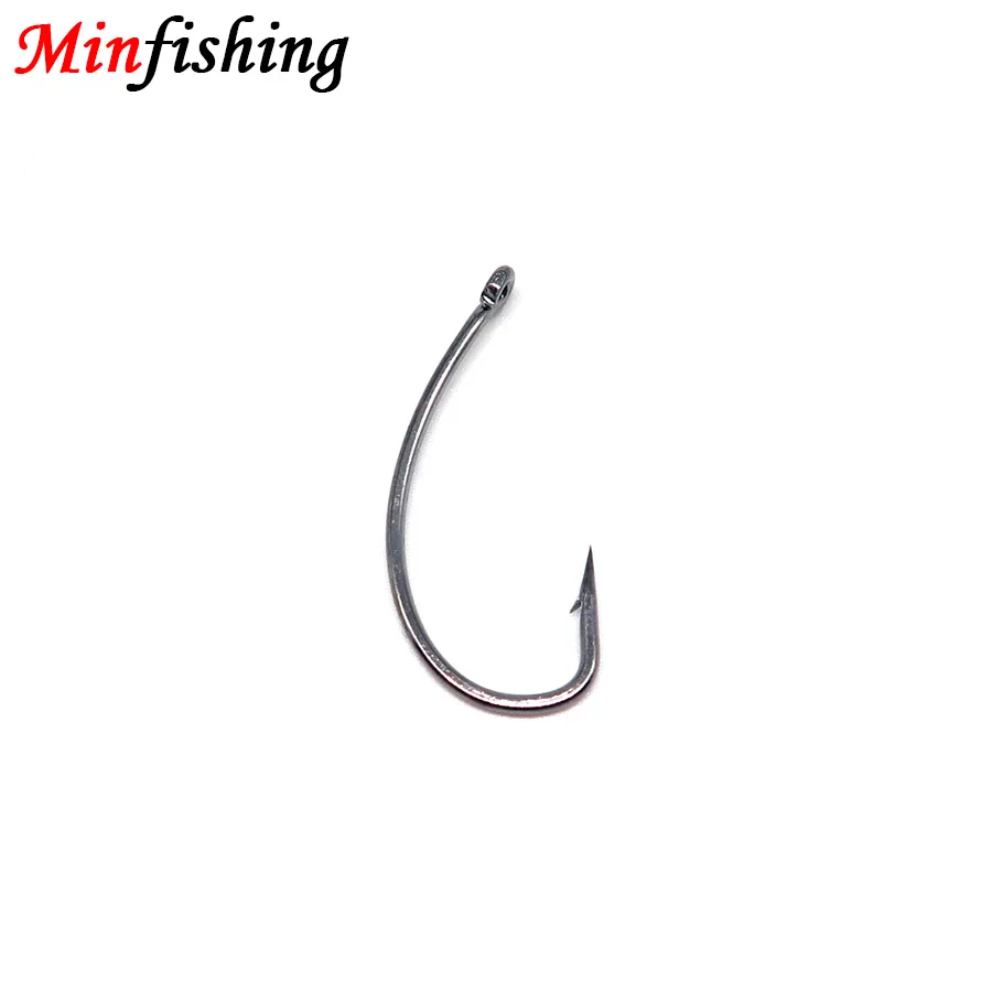 

Minfishing 25 pcs/lot Carp Fishing Hook Stainless Steel Fly Fishing Hook Worm Hook River Fishing Tackle